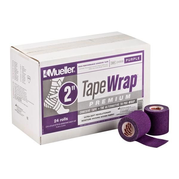 Tapewrap Premium Underwrap Ultrasoft Fabric 2"x6yd Purple 24/Ca