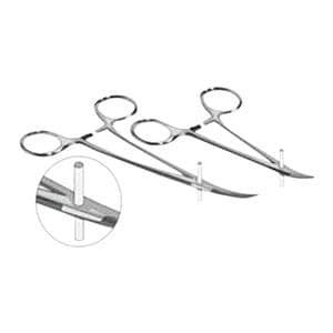 Kwik-Stand Scissors Hemostat Small Curved Stainless Steel Ea