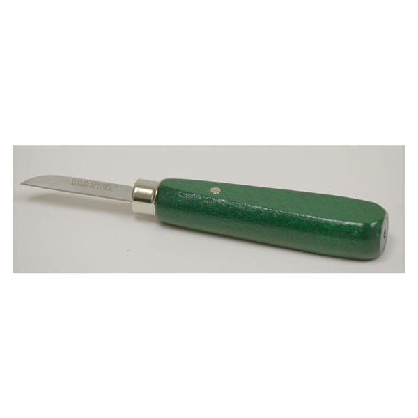 Lab Knife Size 7 Carbon Steel Green Ea