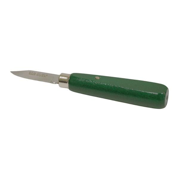 Lab Knife Size 6 Carbon Steel Green Ea