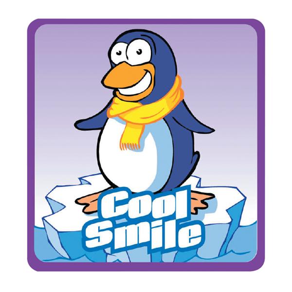 Stickers Dental Penguin Cool Smile 100/Rl