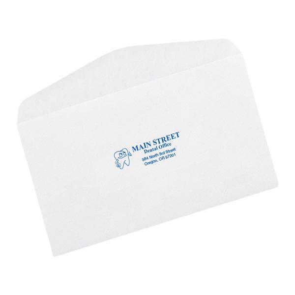 Reply Envelopes #6 3/4 Gummed Flap White With Logo 500/Bx