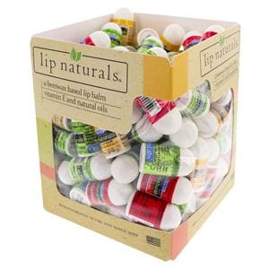 Lip Naturals Lip Balm Mini Assorted SPF 15 Cube Container 100/Pk, 12 PK/CA