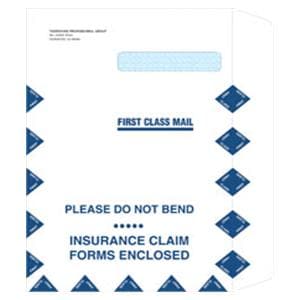 Jumbo Claim Form Envelopes Imprinted 9 in x 13 in White 100/Pk