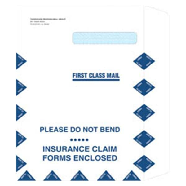 Jumbo Claim Form Envelopes Imprinted 9 in x 13 in White 100/Pk