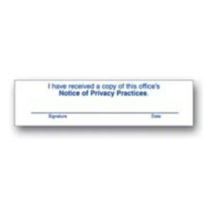 HIPAA Acknowledgement Label1x4 100/Pk