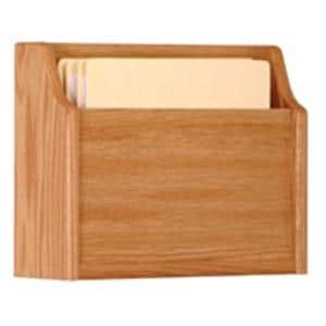 Chart Holder 1 Pocket Light Oak Wood Imprinted 15 in x 11 in x 4.5 in Ea