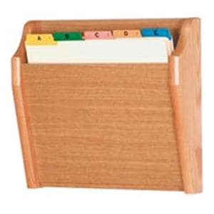 Chart Holder 1 Pocket Light Oak Wood Imprinted 14 in x 12 in x 3.75 in Ea