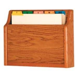 Chart Holder 1 Pocket Medium Oak Wood Imprinted 15 in x 11 in x 3 in Ea