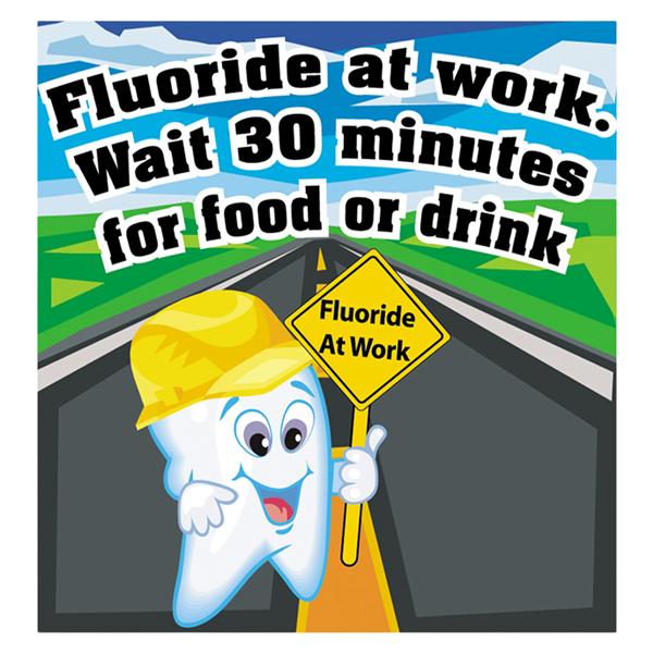 Stickers Fluoride at Work 100/Rl