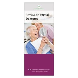 Brochure Removable Partial Dentures 8 Panels English 50/Pk