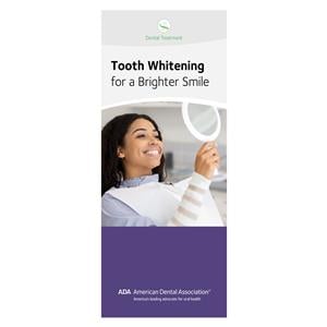 Brochure Tooth Whitening for a Better Smile 6 Panels English 50/Pk