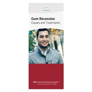 Brochure Gum Recession: Causes and Treatments 6 Panels English 50/Pk