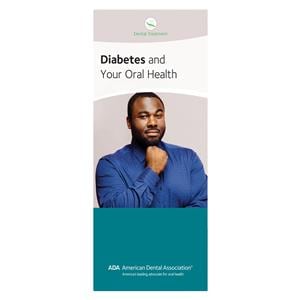 Brochure Diabetes and Your Oral Health 8 Panels English 50/Pk