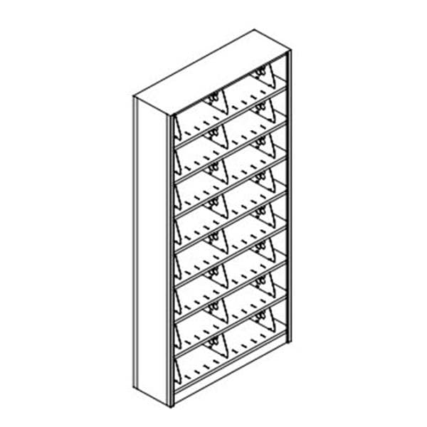 4 Post Shelving 8Tier 1/Pk 1/Pk