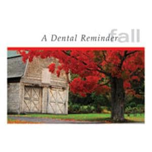 Imprinted Recall Cards Season Fall 4 in x 6 in 250/Pk