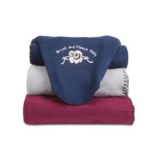 Brush & Fleece Blankets Burgundy Ea