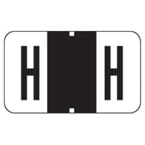 Jeter Compatible "H" Labels Black 500/Rl