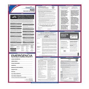 Poster State Labor Law California Spanish 27 in x 39 in Ea