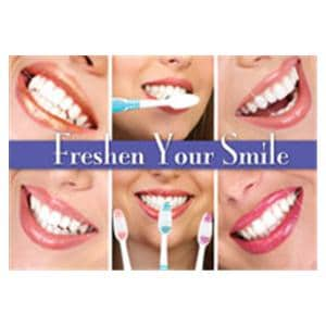 Imprinted Recall Cards Freshen 6 Smiles 4 in x 6 in 250/Pk