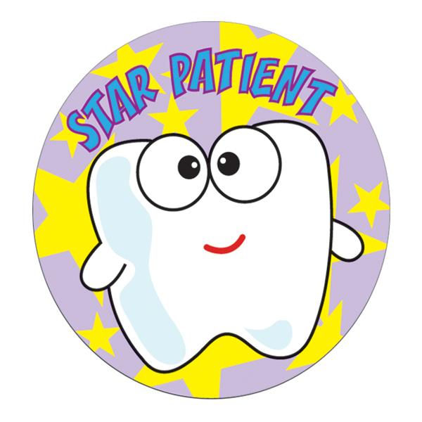 Stickers Dental Star Patient 100/Rl