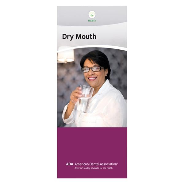 Brochure Dry Mouth 6 Panels English 50/Pk