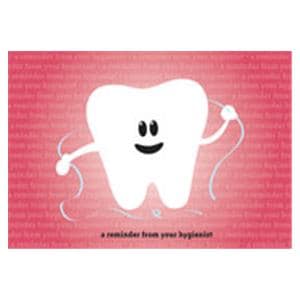 Laser 4-Up Recall Cards Hygienist Reminder 8.5 in x 11 in 200/Pk