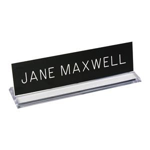 Custom Desk Sign Plexiglass 1/Bx