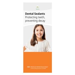 Brochure Dental Sealants 6 Panels English 50/Pk