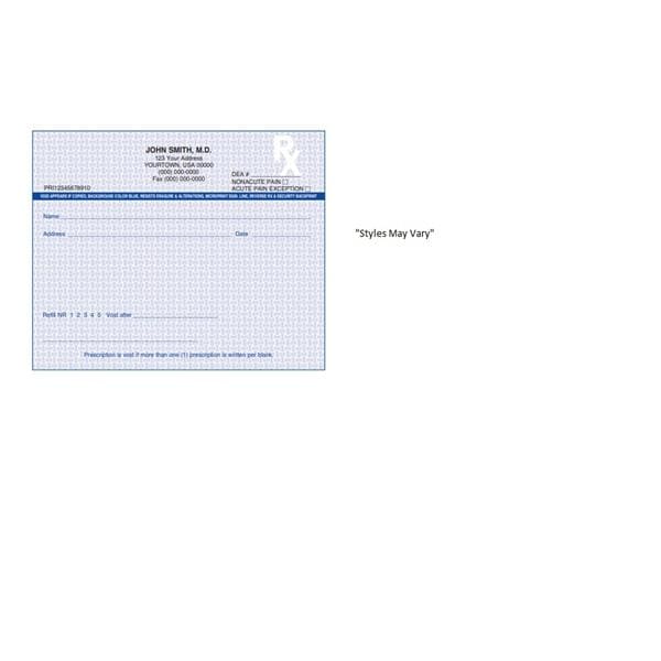 Prescription Pads Florida 2-Part Horizontal Imprinted 10/Bx