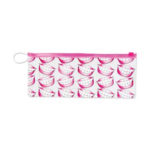 Scatter Print Zip Close Pouch Big Smile 10 in x 4 in 144/Pk