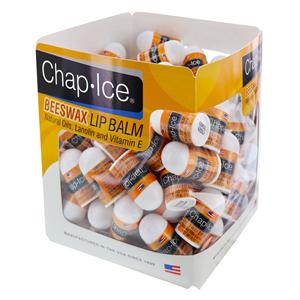 Chap Ice Lip Balm Mini Beeswax Cube Container 100/Pk, 12 PK/CA