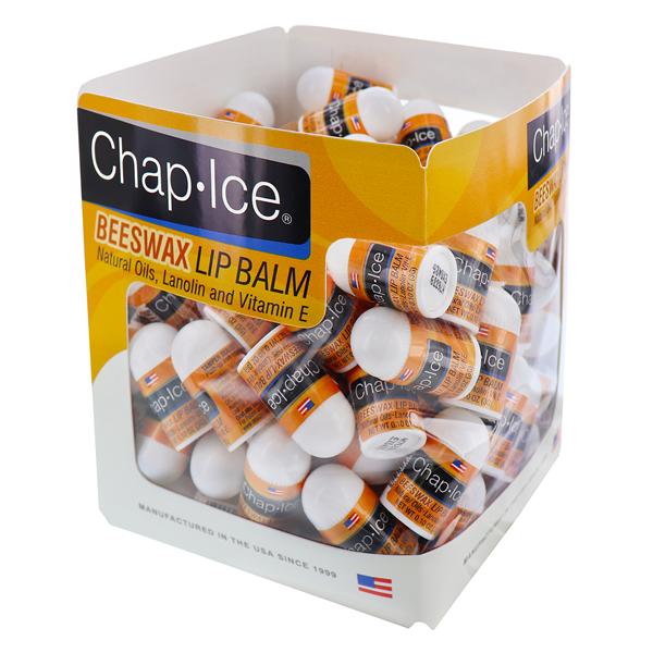 Chap Ice Lip Balm Mini Beeswax Cube Container 100/Pk, 12 PK/CA