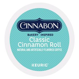 Cinnabon Coffee Cinnamon Roll K-cup 24/Bx