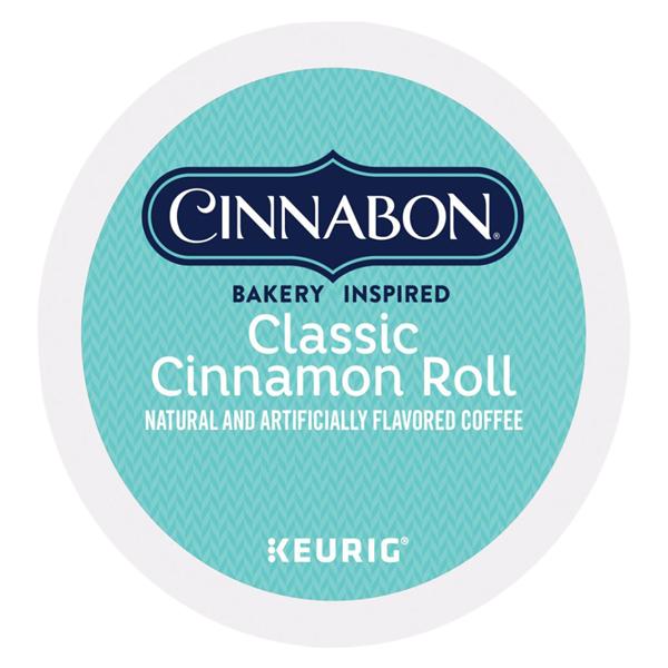 Cinnabon Coffee Cinnamon Roll K-cup 24/Bx