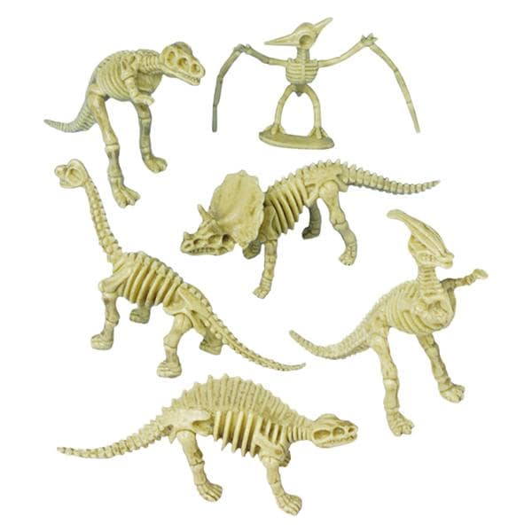 Toy Figurine Skeleton Dino 3.5 in Assorted 36/Bg