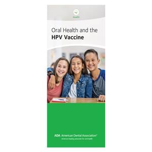 ADA Brochure Brochure Oral Health HPV Virus 6 Panels English Adult 50/Pk