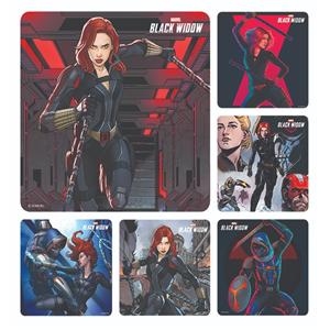 Stickers Black Widow Assorted 100/Rl