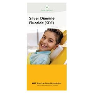 Brochure Patient Education Silver Diamine Fluoride 6 Panels English 50/Pk