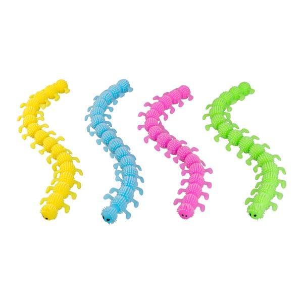 Toy Caterpillar Stretch Assorted Colors 24/Pk