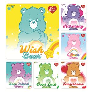 Stickers 2.5 in x 2.5 in Care Bears 100/Rl