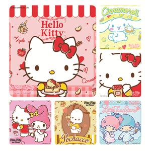 Stickers 2.5 in x 2.5 in Hello Kitty 100/Rl