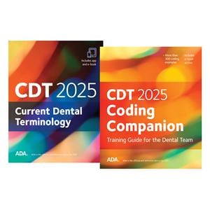 American Dental Association Coding Bk & eBk 2025 Sprlbnd W/ Companion Guide Ea