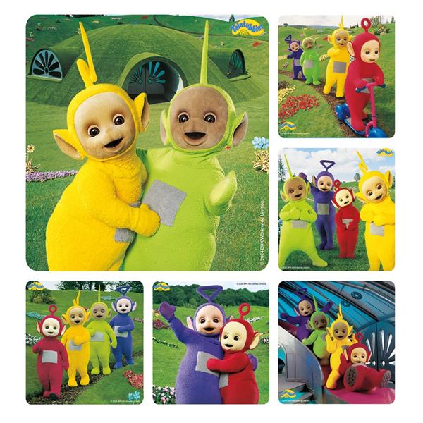 Stickers Kids 2.5 in x 2.5 in Teletubbies 100/Rl