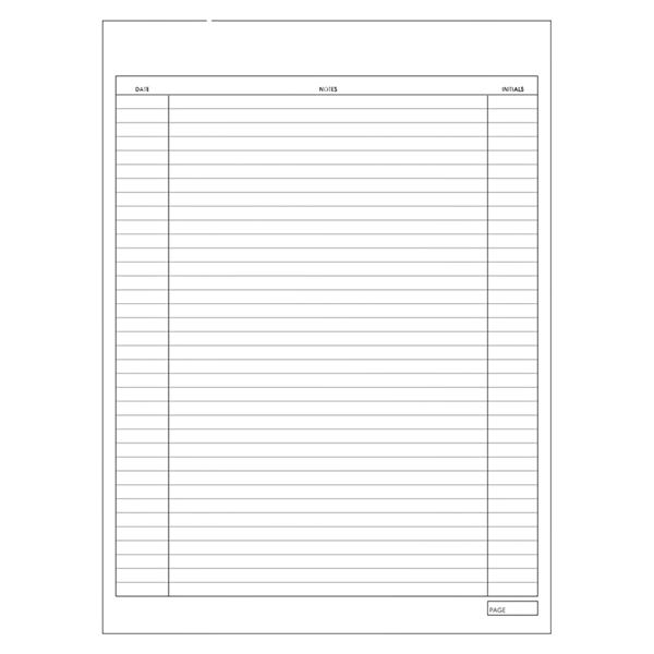 Exam Record Dental Chart Treatment Notes 2 Sided 100/Pk