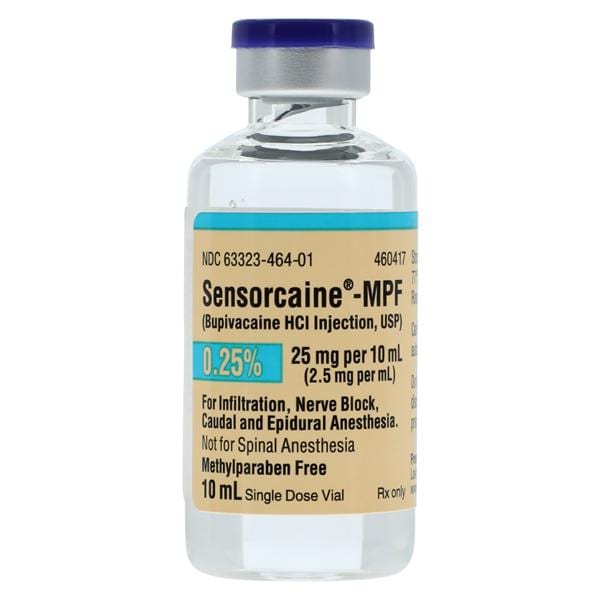 Sensorcaine MPF Injection 0.25% Preservative Free SDV 10mL 25/Package