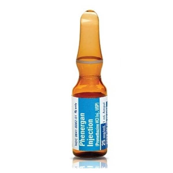 Phenergan Injection 25mg/mL Ampule 1mL 25/Package