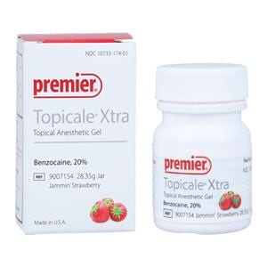 Topicale Xtra Topical Anesthetic Gel Jammin' Strawberry 1oz/Jar