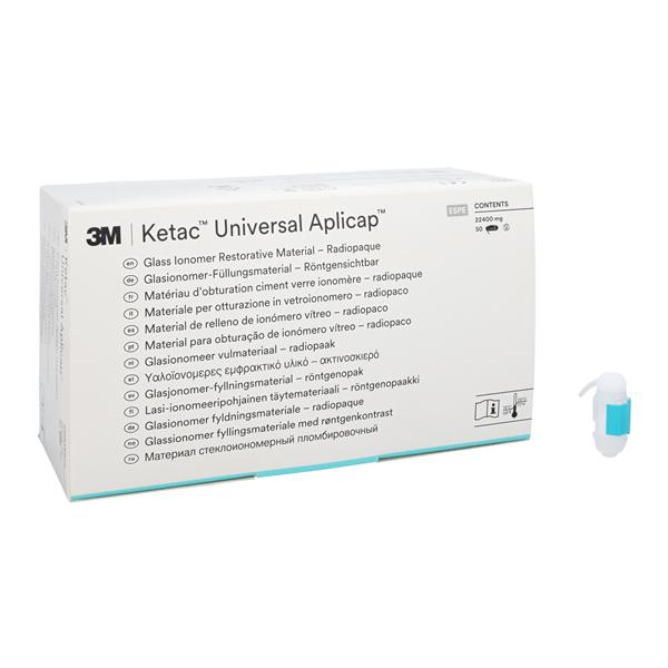 3M Ketac Universal Aplicap Glass Ionomer Composite Restorative Wht Rfl 50/Pk