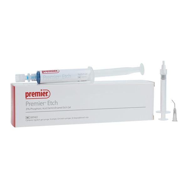 Premier Etch 37% Phosphoric Acid Syringe Etching Gel Complete Kit 12gm